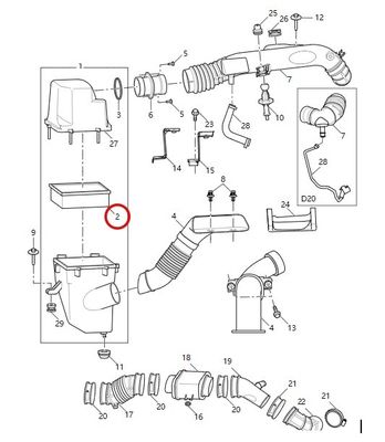 MAXUS G10/G20/D20 c00111578 Filtro de ar para automóveis de automóveis para peças de reposição do motor Universal Year