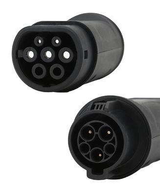 90% EV Tipo1 Tipo2 GB/T Adaptador 32A 1Fase 3 Fase Schuko para carregamento de carros elétricos