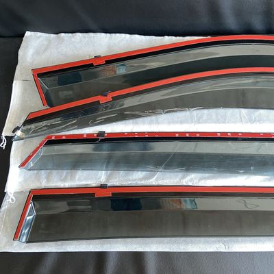 Visor de janela de plástico para MG GS 4pcs Janela dianteira e traseira