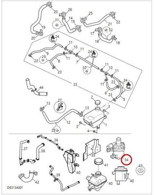 Bomba de água elétrica metálica original para Maxus G10 T60/T70 T90 G20 D90 2020- C00100232
