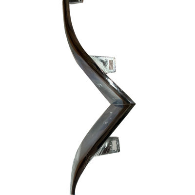 Adequado para Tesla MODEL X Silver ABS Middle Net Bright Strip 1047022-00-C