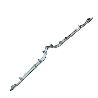 Adequado para Tesla MODEL X Silver ABS Middle Net Bright Strip 1047022-00-C