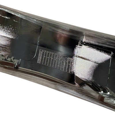 Adequado para Tesla MODEL X Silver ABS Middle Net Bright Strip 1047022-00-C