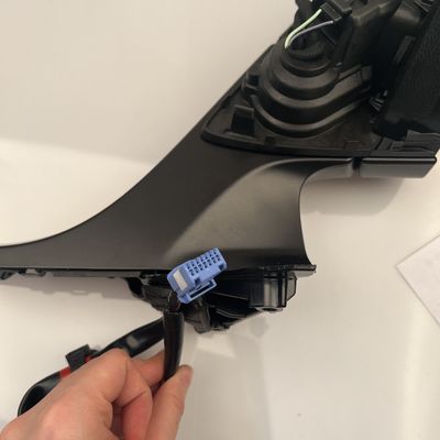 Espelho retrovisor de vidro de plástico para o modelo 3 OE 1617900-00-A