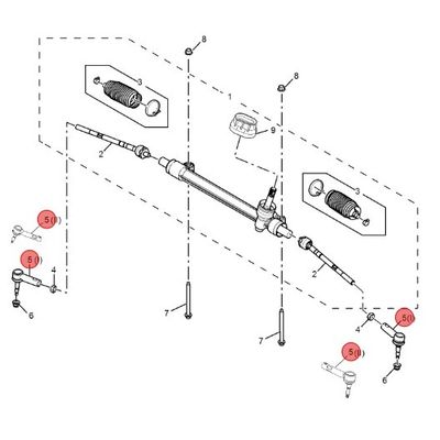 Roewe I6/MG6/MG5 Peças para automóveis